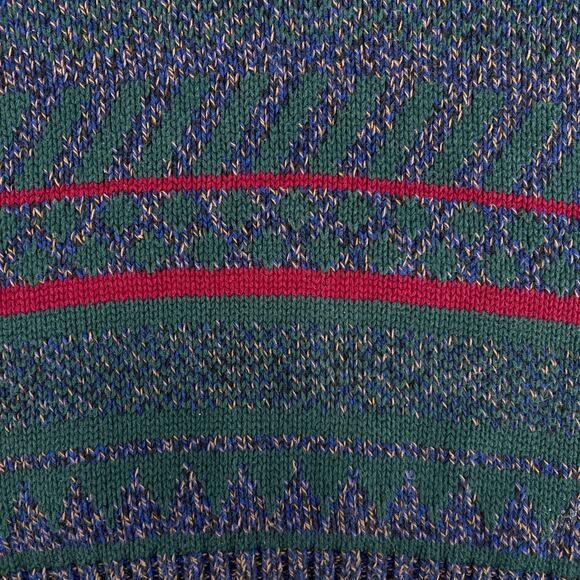 90s Eddie Bauer shawl collar sweater 1990s vintage - Picture 5 of 6